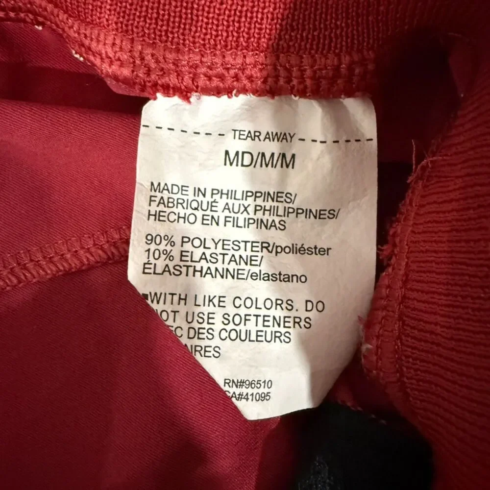 Under Armour NWT Mens Medium Red Maroon Sportstyle Elite‎ Crop Pants 1376965